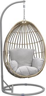 Garden Impressions Panama swing chair egg – taupe/natural/desert sand