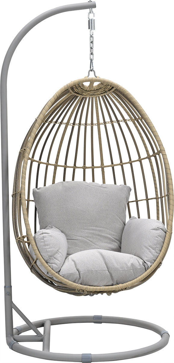 Garden Impressions Panama swing chair egg – taupe/natural/desert sand