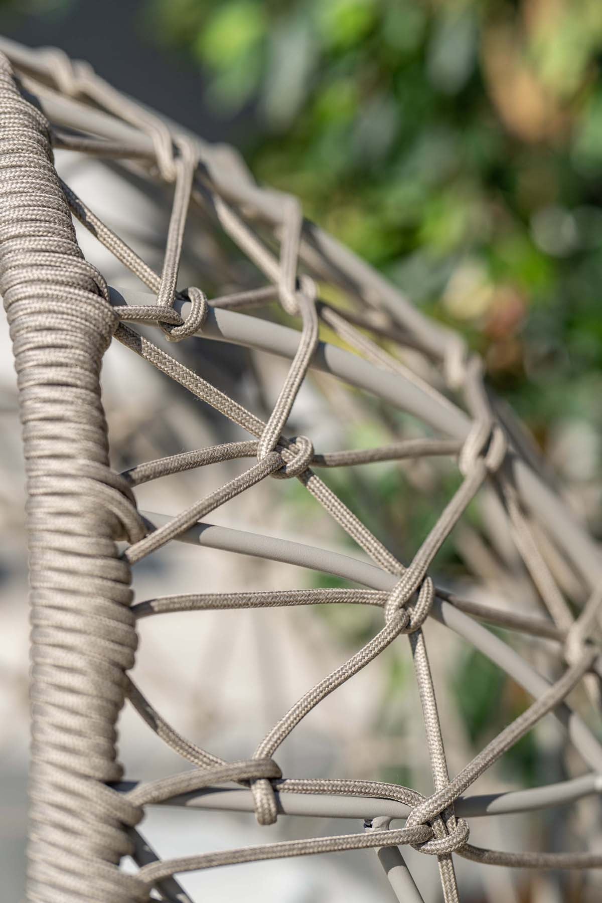 Garden Impressions Panama swing chair egg – taupe/rope taupe/valley sand