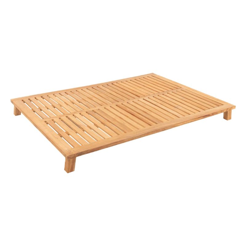 Lifestyle Aruba 2 persoons ligbed teak 220x160x35cm