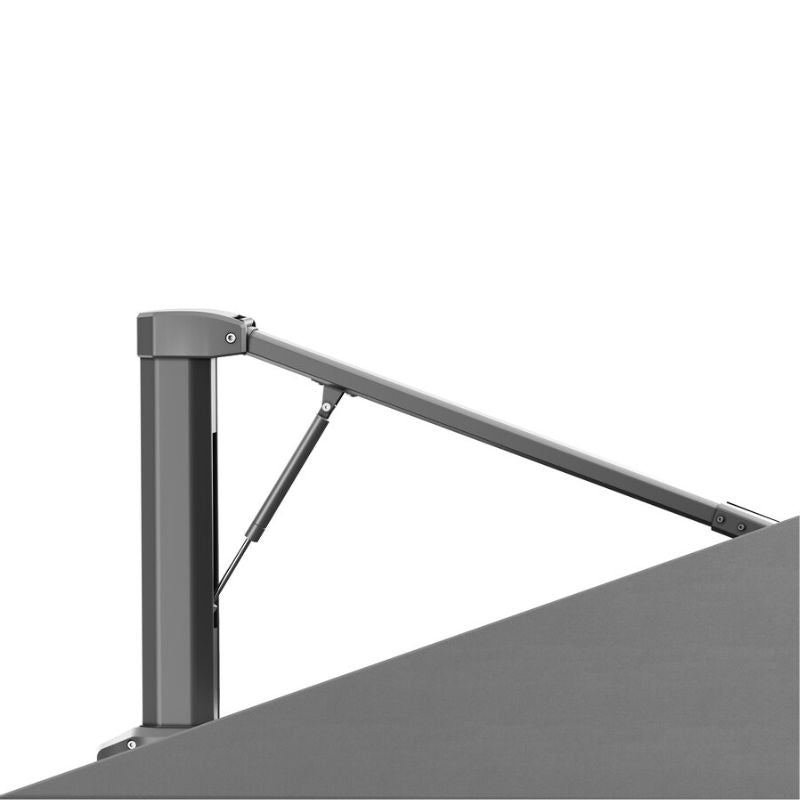 Platinum 320x320 Beaufort premium antraciet frame Faded zwart doek