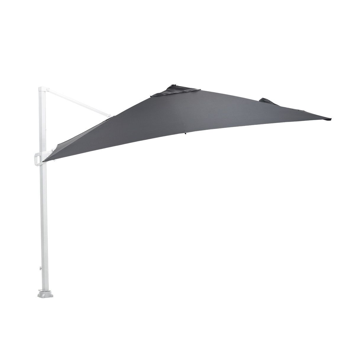 Garden Impressions Hawaii zweefparasol 300x300cm zwart-wit frame