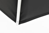 Garden Impressions Hawaii zweefparasol 300x300cm zwart-wit frame