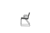 Garden Impressions Hermes stapelbare fauteuil zwart rope, zwart frame