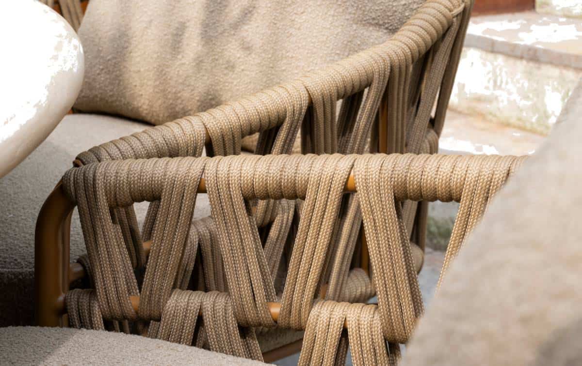 4 Seasons Outdoor Biarritz low dining stoel incl. 2 kussens