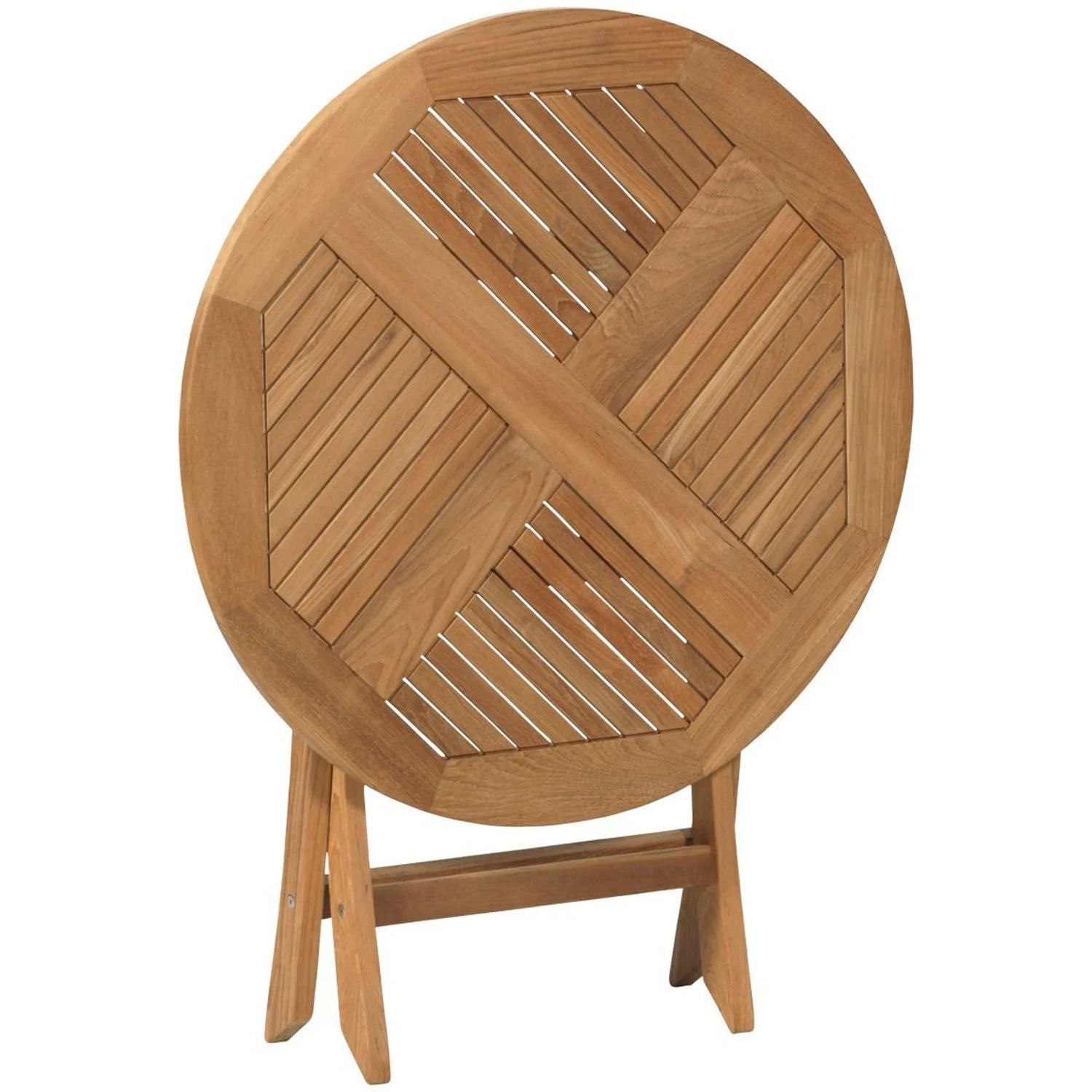 Exotan Inklaptafel teak Ø 80cm