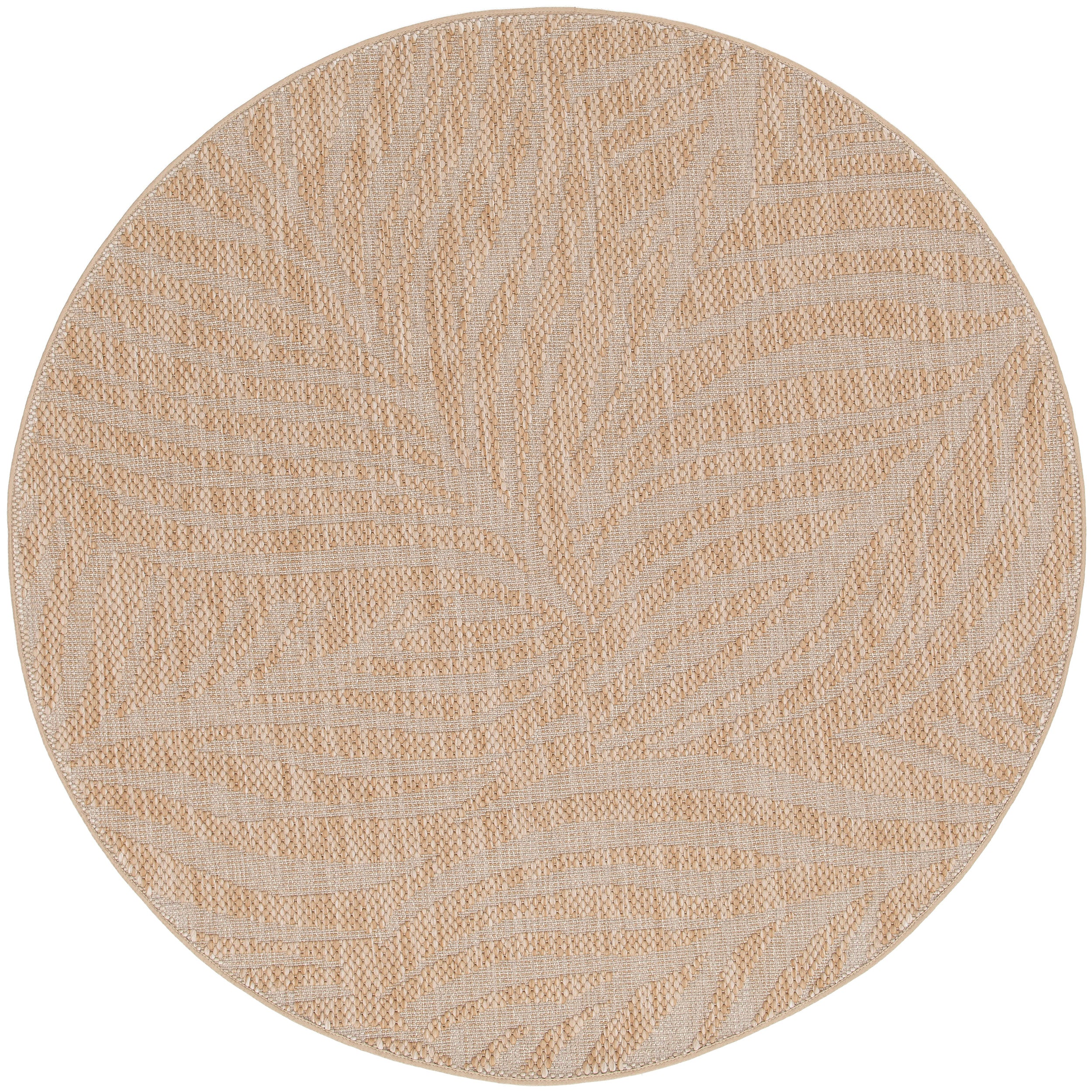 Garden Impressions Naturalis karpet – Ø200 cm leaf sand