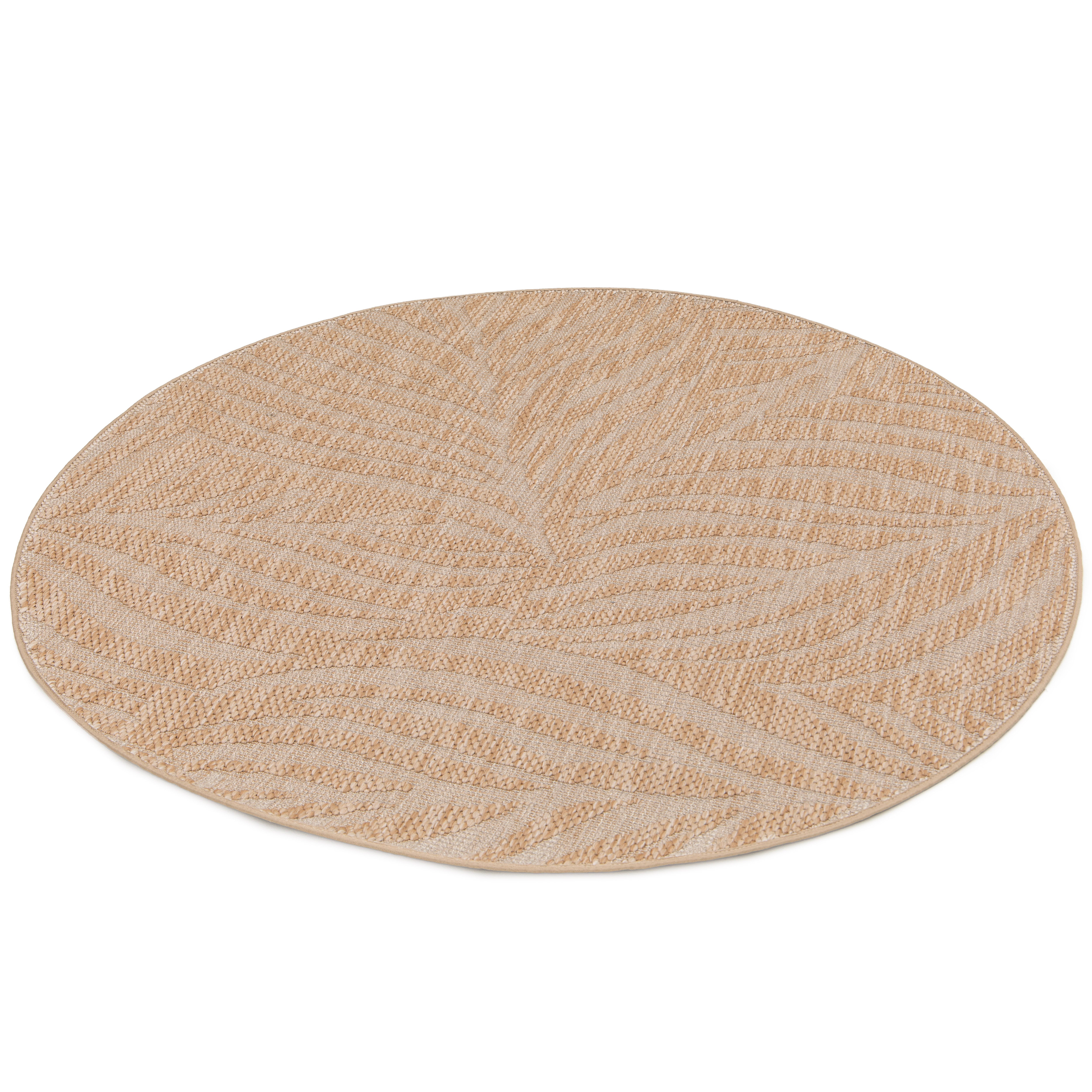 Garden Impressions Naturalis karpet – Ø200 cm leaf sand