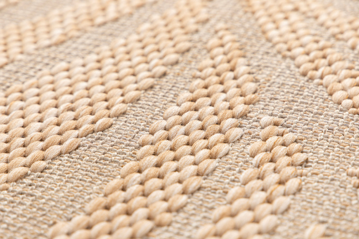 Garden Impressions Naturalis karpet – Ø200 cm leaf sand