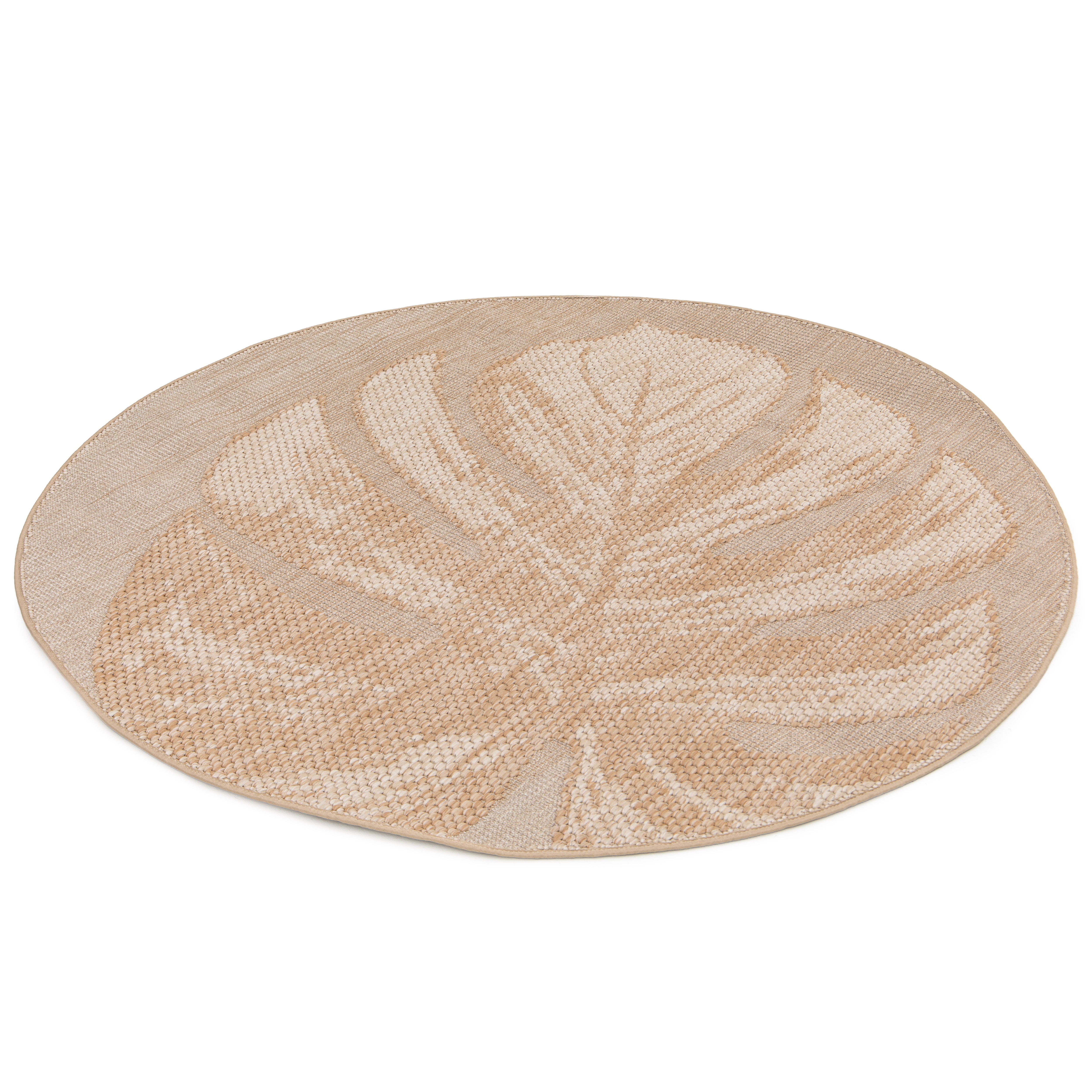 Garden Impressions Naturalis karpet – Ø200 cm leaf taupe