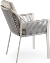 Tierra outdoor Liv Dining Chair Stackable Creme White
