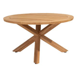 4 Seasons Outdoor Montera dining + Taste 4SO Prado teak tafel 130 Ø cm