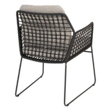 Taste 4SO Rhodos dining stoel + 4 Seasons Outdoor Locarno tafel HPL slate antraciet 160 Ø cm