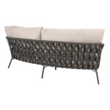 Taste 4SO Albareto organische 2.5-zits lounge bank incl. 3 kussens
