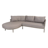 Taste 4SOCatalana loungeset: 2-zits loungebank, armleuning links + chaise longue, armleuning rechts
