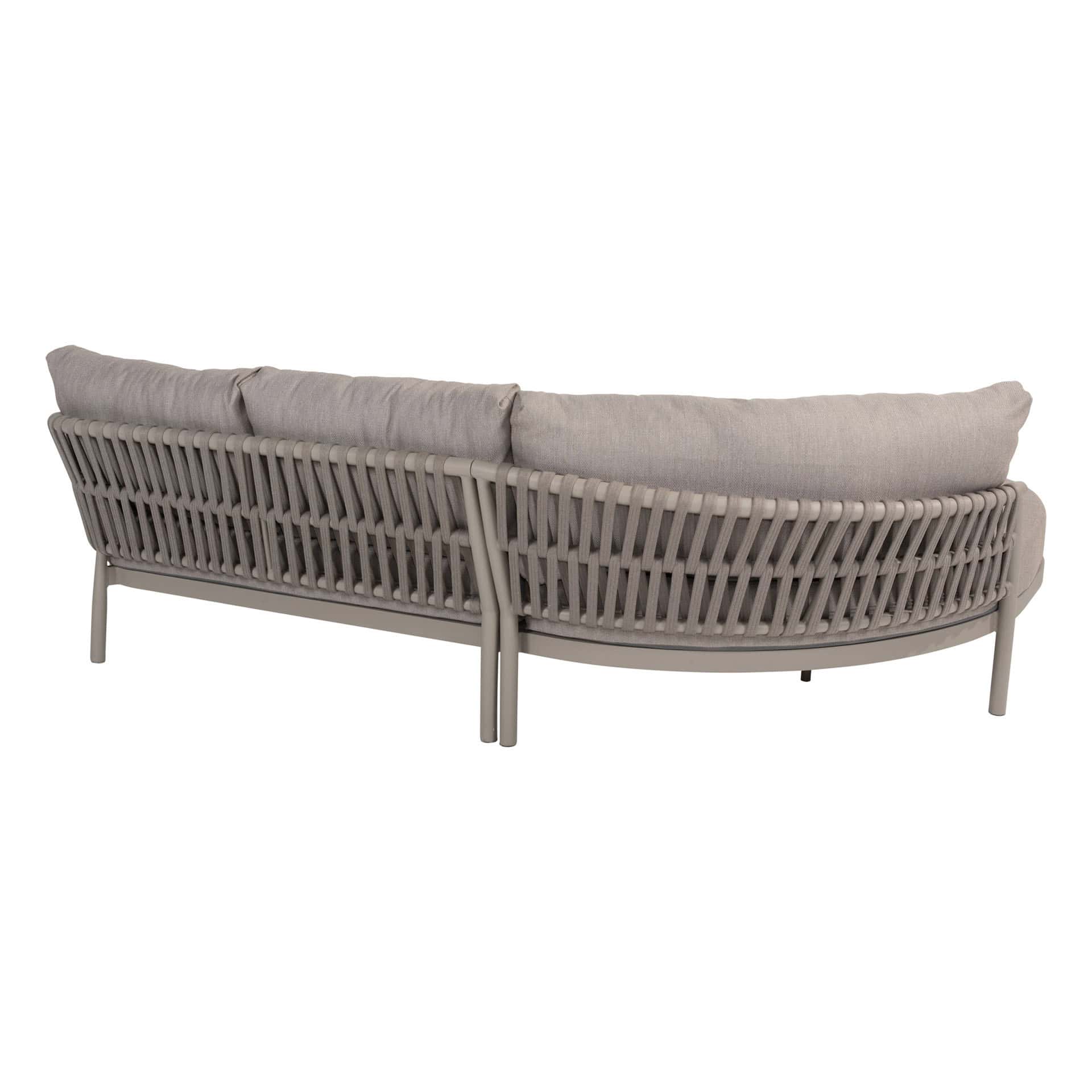 Taste by 4 seasons Catalana loungeset: 2-zits loungebank, armleuning links + chaise longue, armleuning rechts