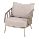 Taste 4SO Puglia lounge stoel latte incl. 2 kussens