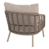 Taste 4SO Puglia loungeset latte, 3-zits loungebank + 2x lounge stoel