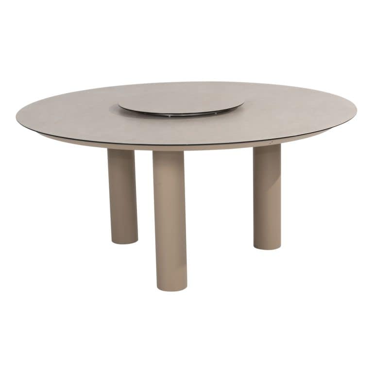 Taste by 4 seasons Donato lazy susan 60 cm. met geprint keramiek blad latte