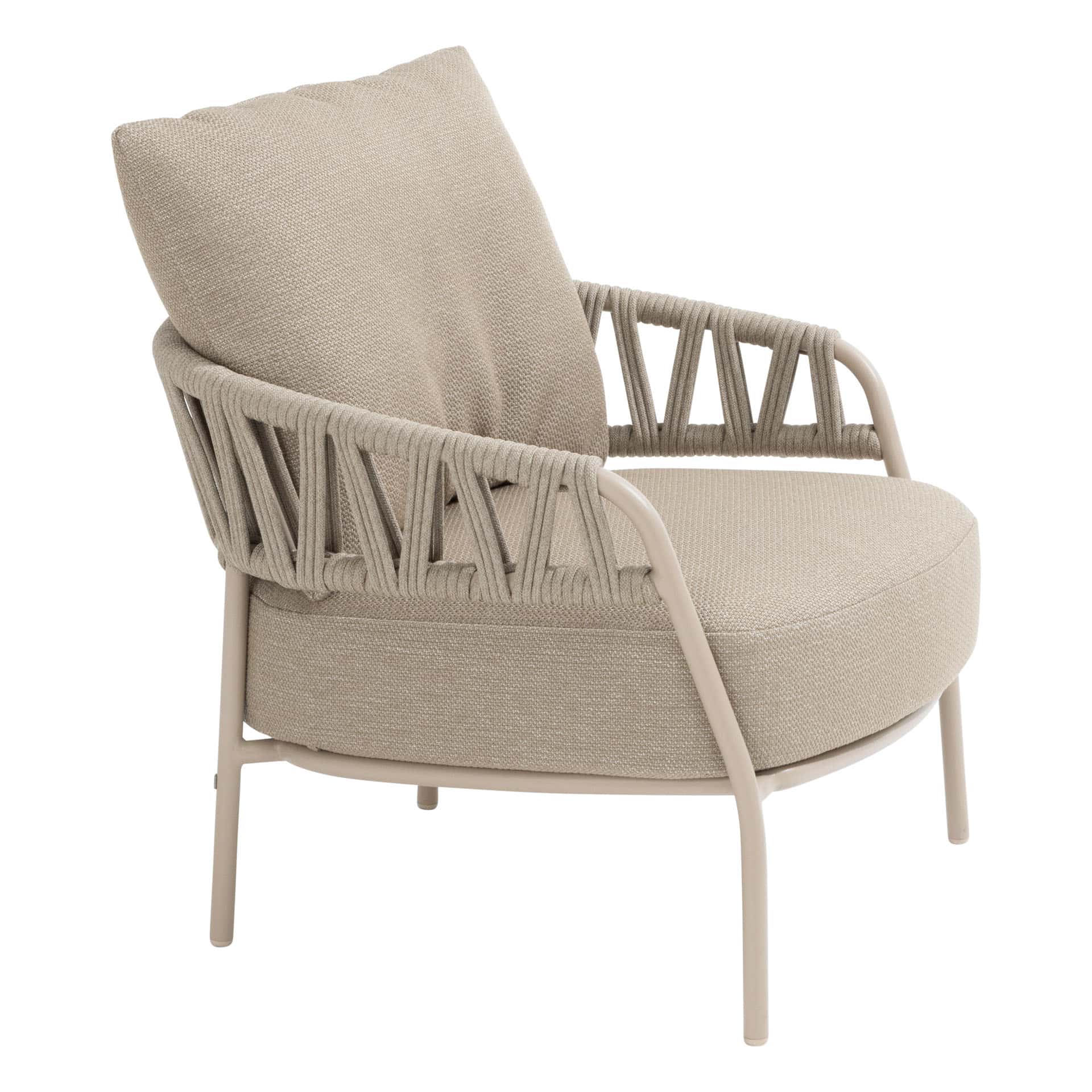 Taste 4SO Calma lounge stoel latte incl. 2 kussens