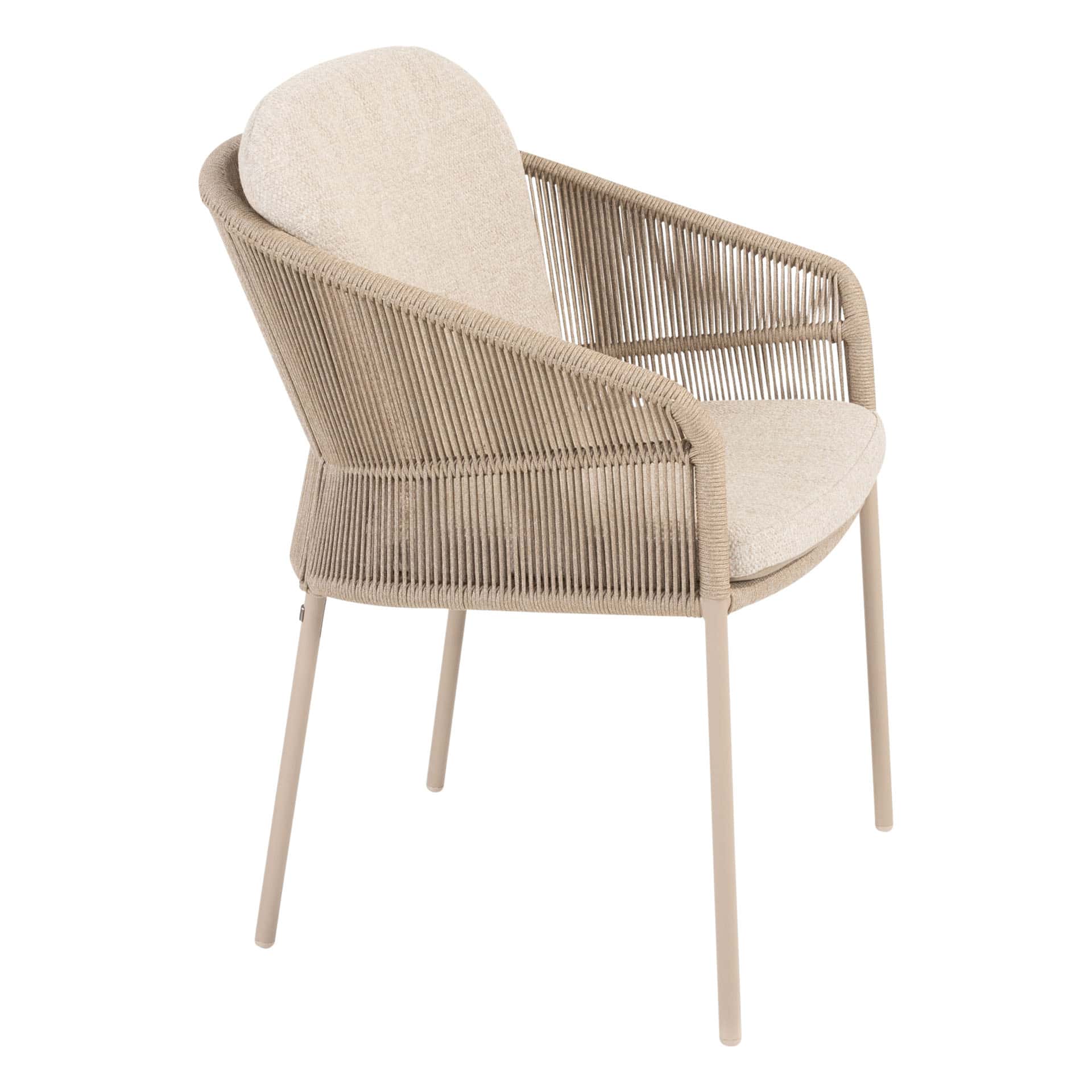 Taste 4SO Florence dining stoel latte incl. 2 kussens