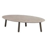 Taste 4SO Salute ovale salontafel terre met keramisch tafelblad 120 x 65 cm (H 30)