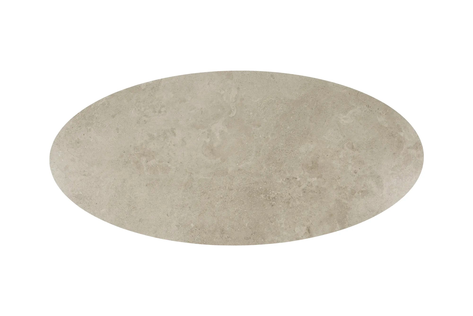Taste 4SO Salute ovale salontafel latte met keramisch tafelblad 120 x 65 cm (H 30)