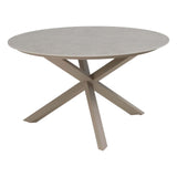 Taste 4SO Prado eettafel keramisch tafelblad latte 130 cm Ø