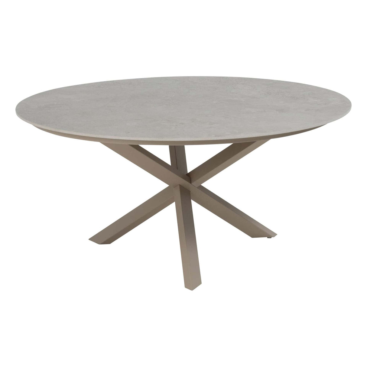 Taste 4SO Prado eettafel keramisch tafelblad latte 160 cm Ø