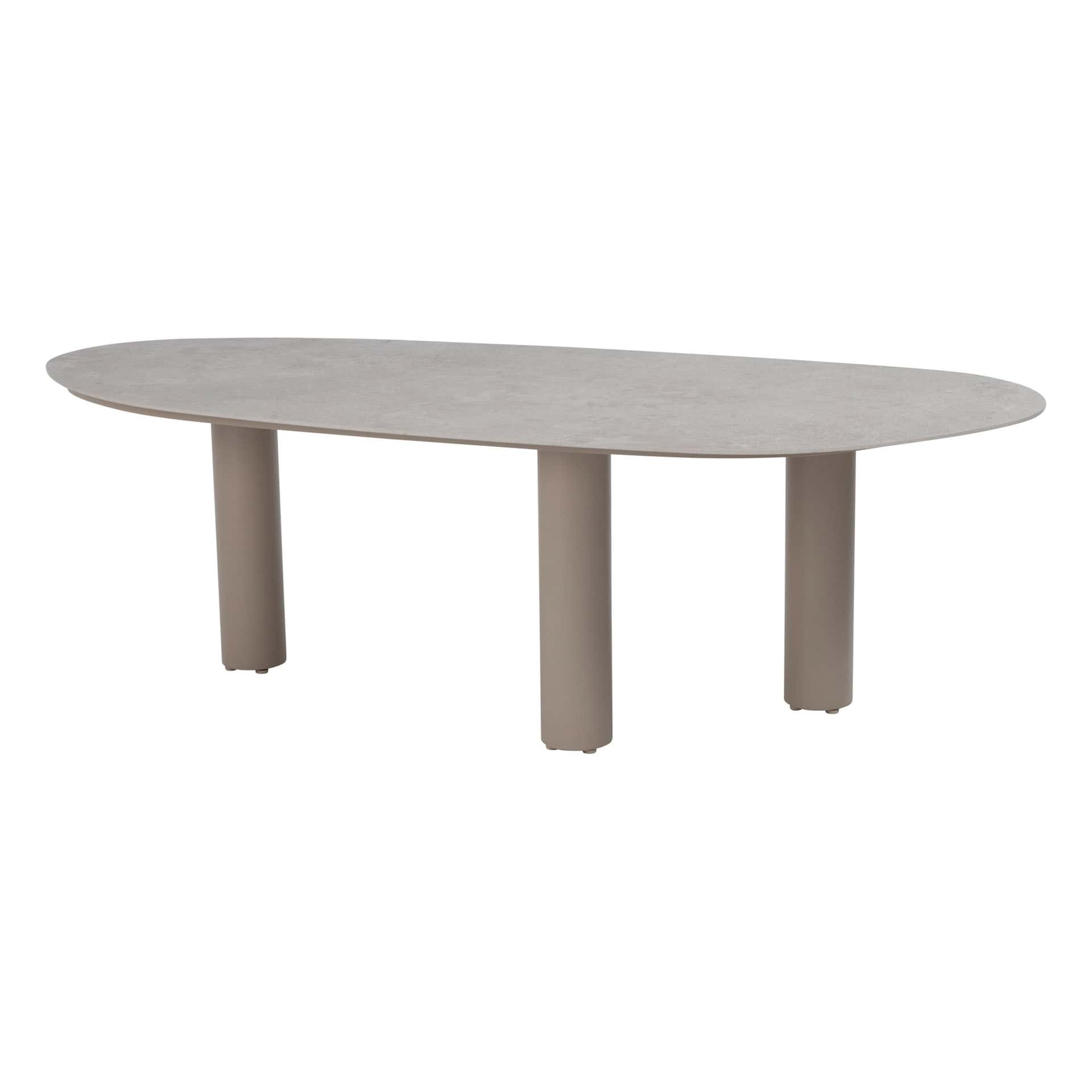 Taste 4SO Estate eettafel latte met keramiek tafelblad 240×105 cm