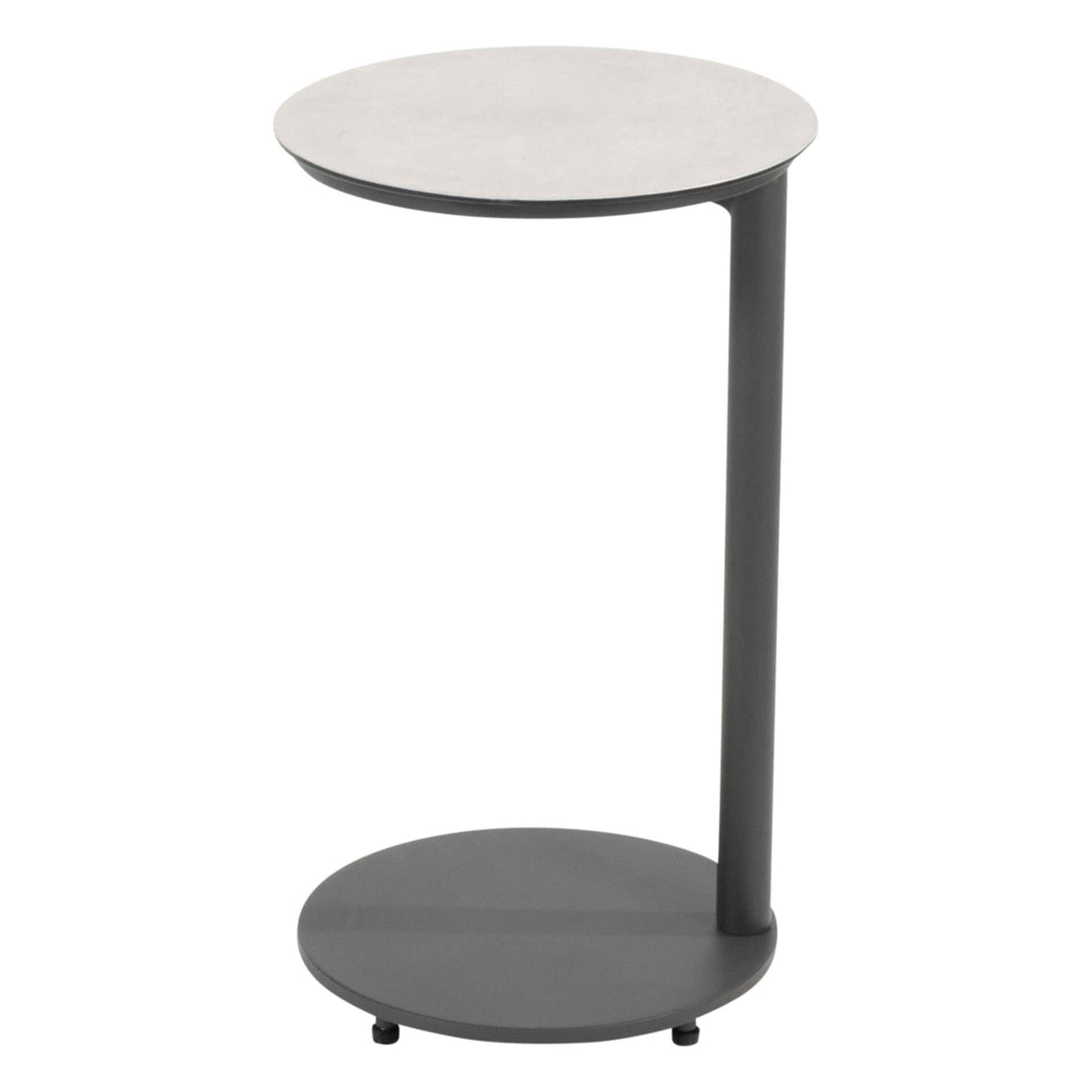 Taste 4SO Vic bijzettafel antraciet met printed keramiek top 30 cm Ø (H 50)