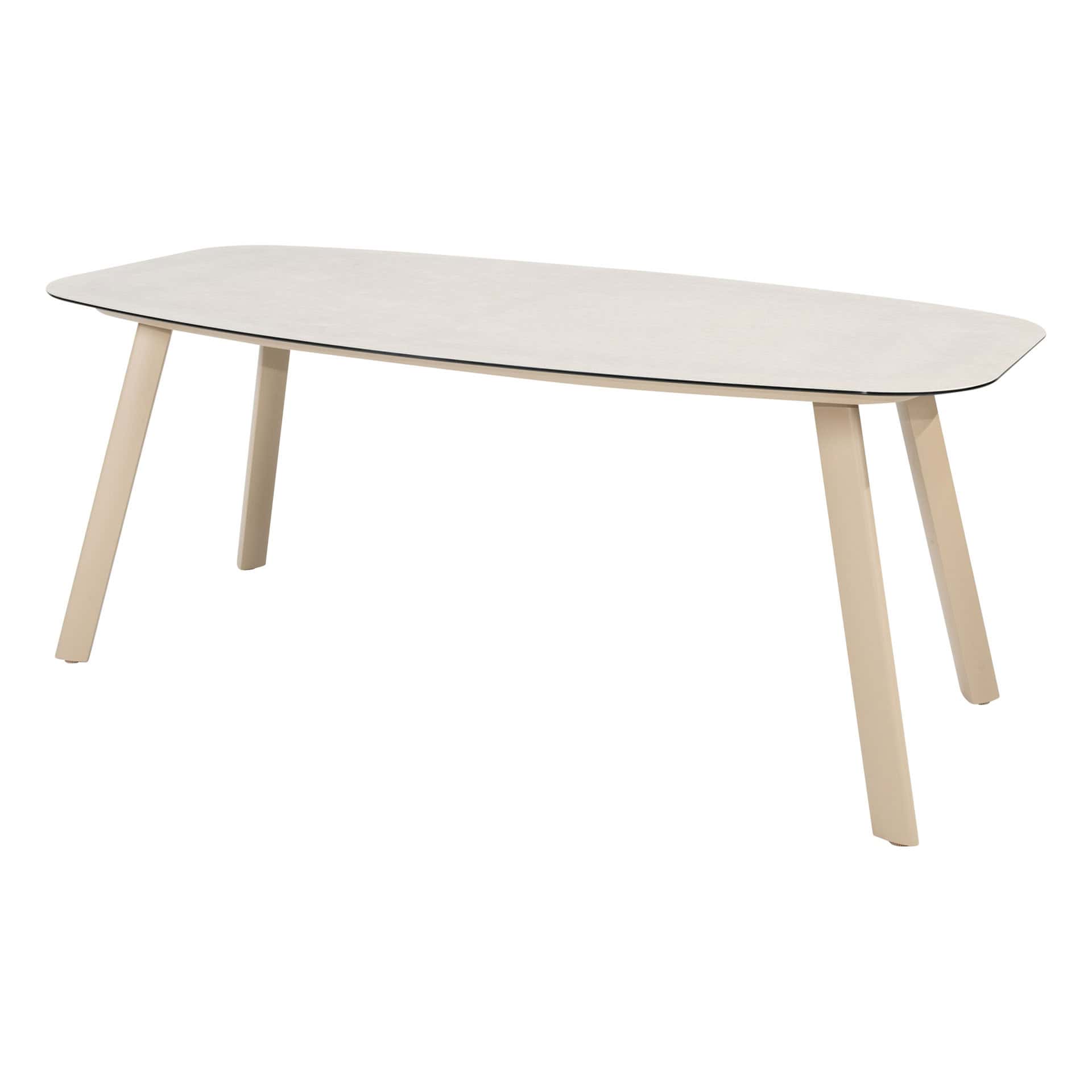 Taste 4SO Manolo eettafel latte met printed keramiek top 180 x 95 cm