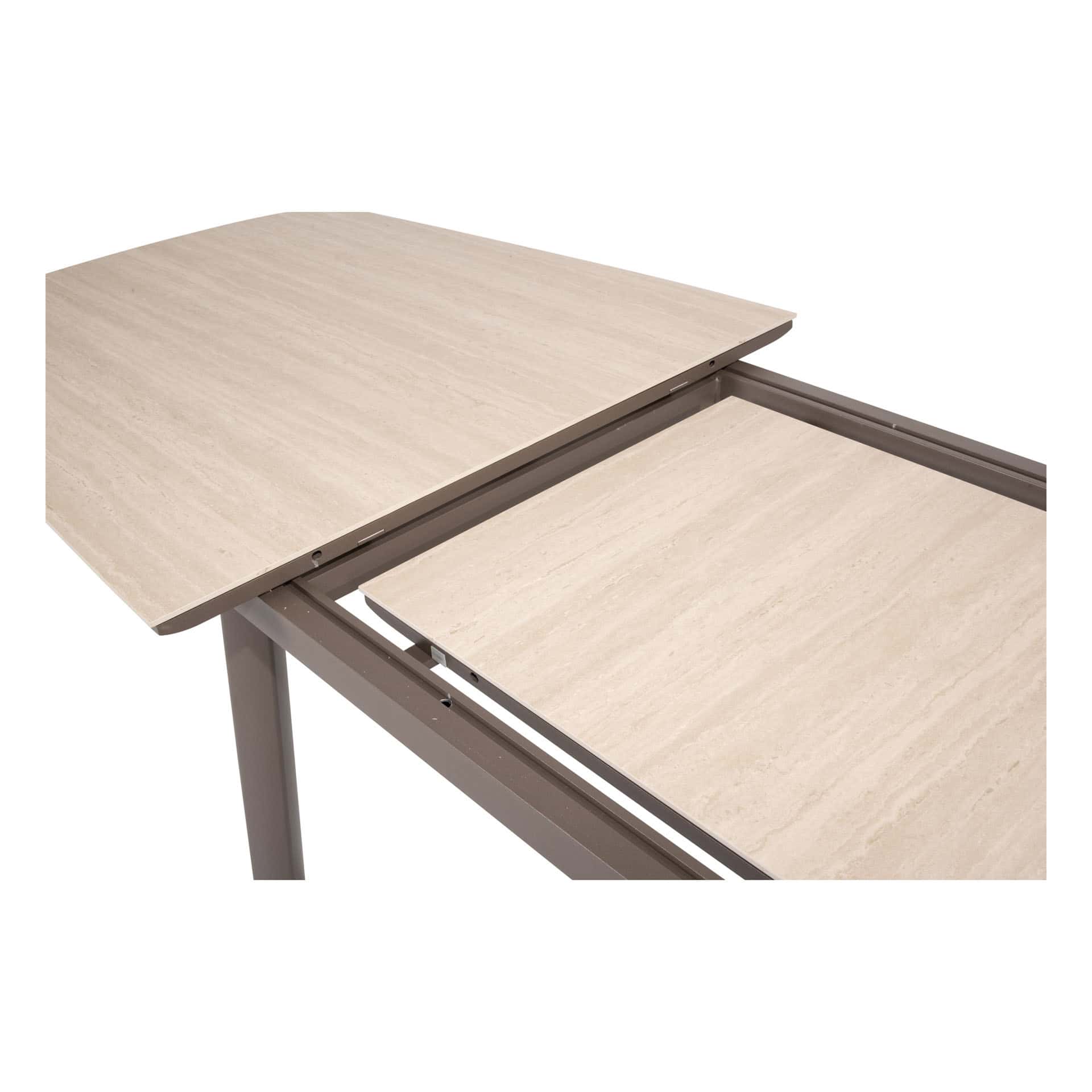 Taste 4SO Manolo uitschuifbare tafel terre met printed keramiek top230 - 290 cm barrel