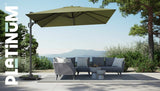 Platinum Ancona round edge 90kg Anthracite grey polished Graniet