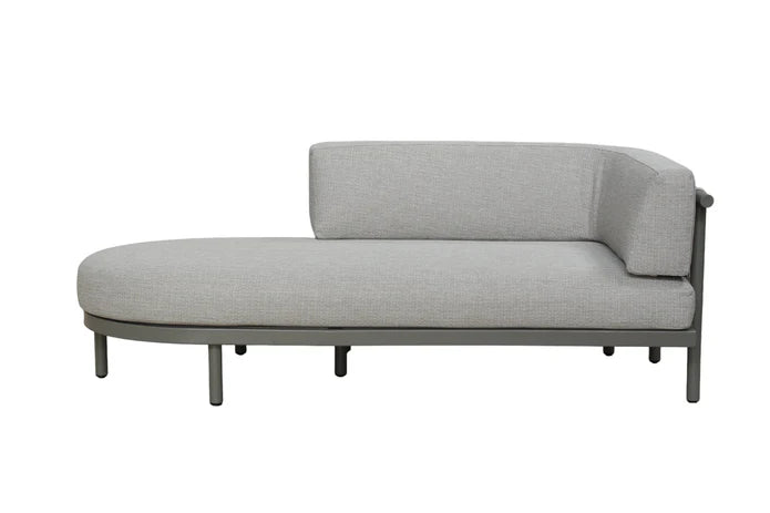 Apple Bee Maui chaise longue element rechts Taupe