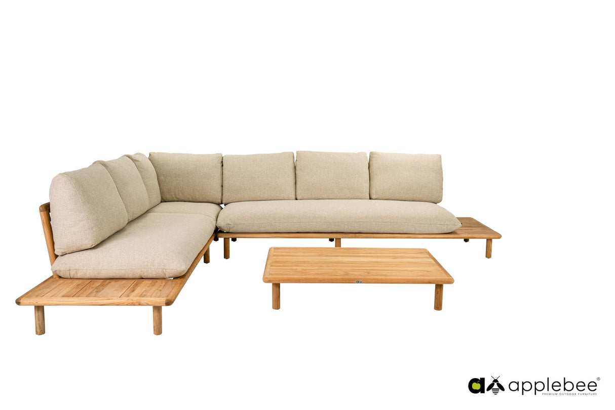 Apple Bee Sling coffee tafel 120x85cm teak