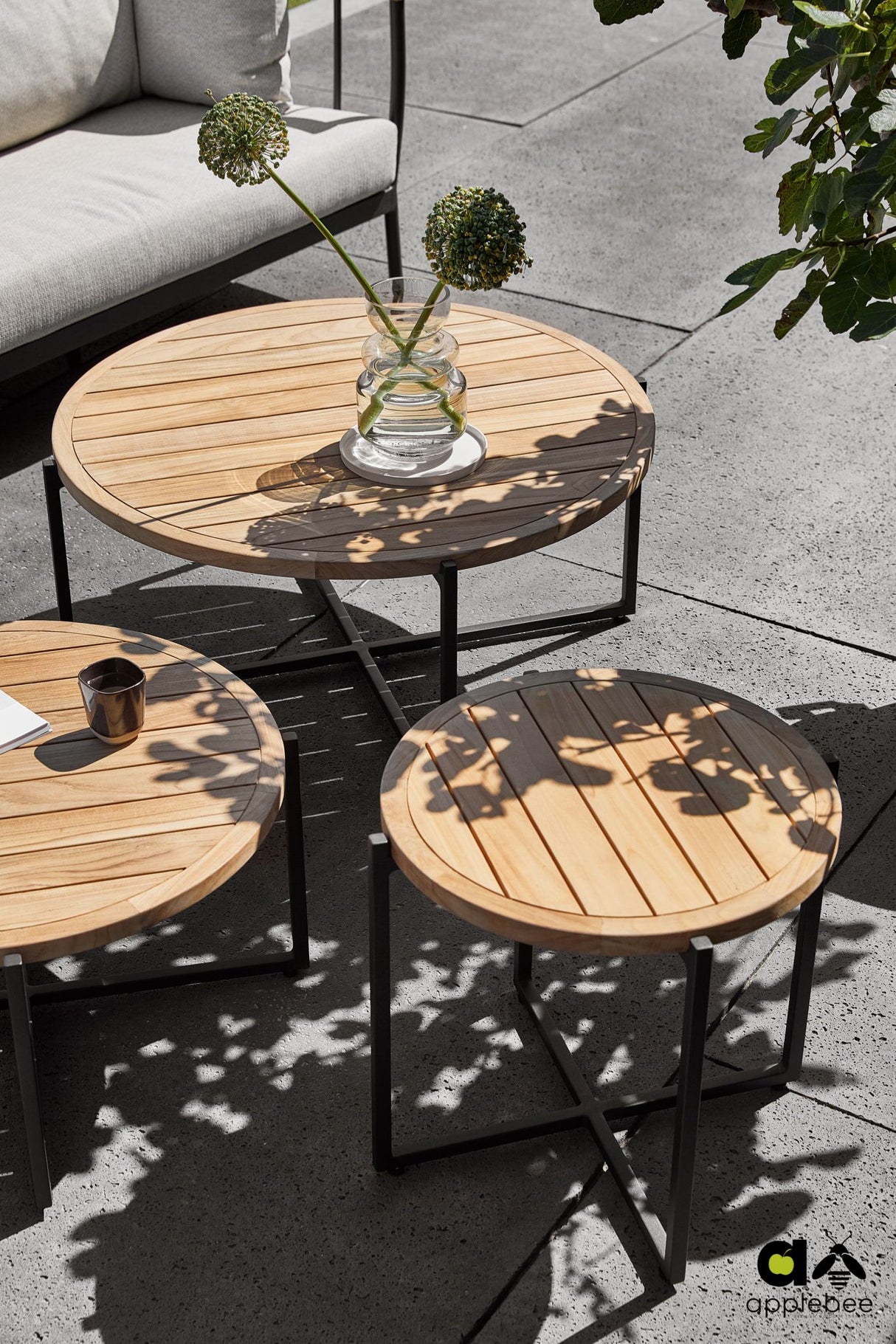 Apple Bee Condor coffee tafel Ø54cm Zwart