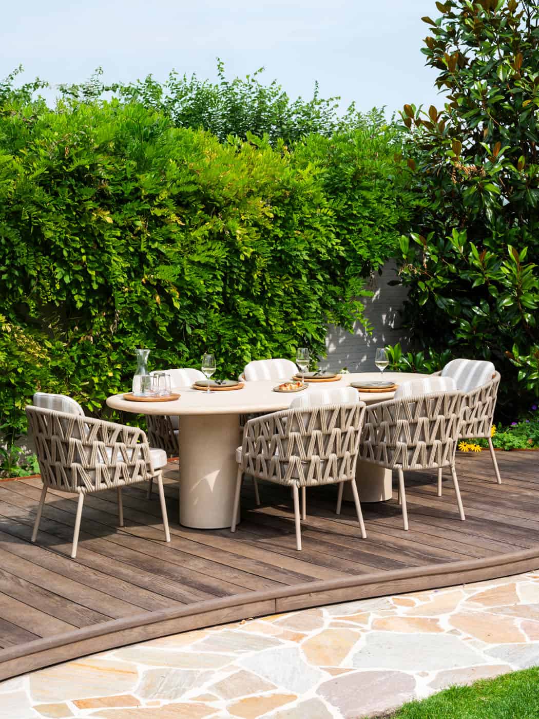 4 Seasons Outdoor Hampton dining eettafel mortex 240×105 cm