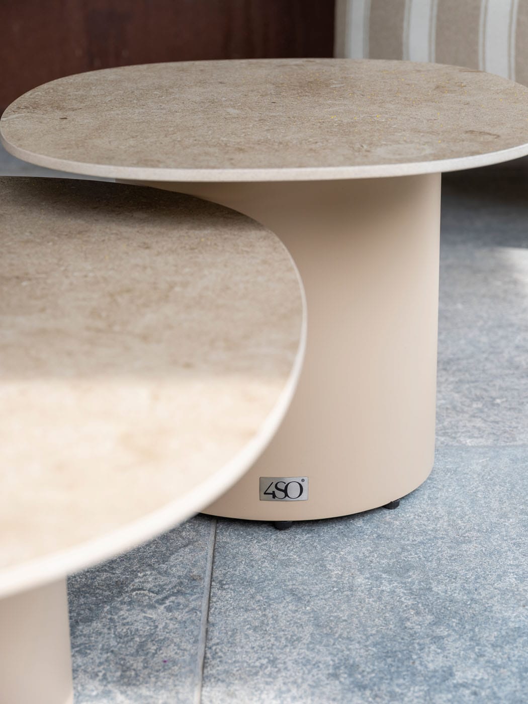 4 Seasons Outdoor Sofie salontafel latte keramisch tafelblad 50 x 60 cm (H 35)