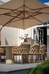 4 Seasons Outdoor Biarritz dining stoel incl. 2 kussens