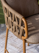 4 Seasons Outdoor Biarritz high dining stoel incl. 2 kussens