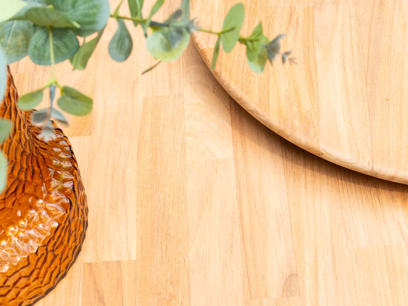 4 Seasons Outdoor June salontafel caramel met teak tafelblad 60 cm Ø (H 40)