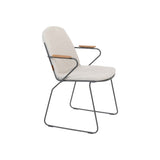 4 Seasons Outdoor Veneto stapelbare dining stoel antraciet RVS incl. kussen