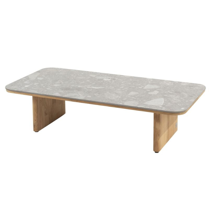 4 Seasons Outdoor Lucas salontafel 120 x 60 x 30 cm Keramiek terrazzo