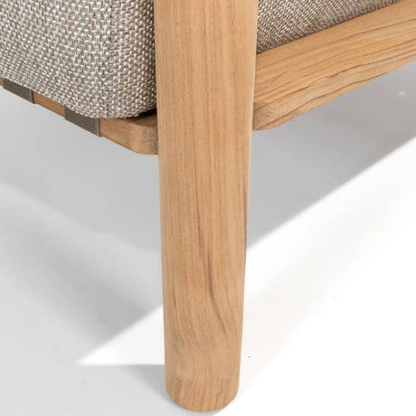 4 Seasons Outdoor Lucas ligbed teak incl. 3 kussens