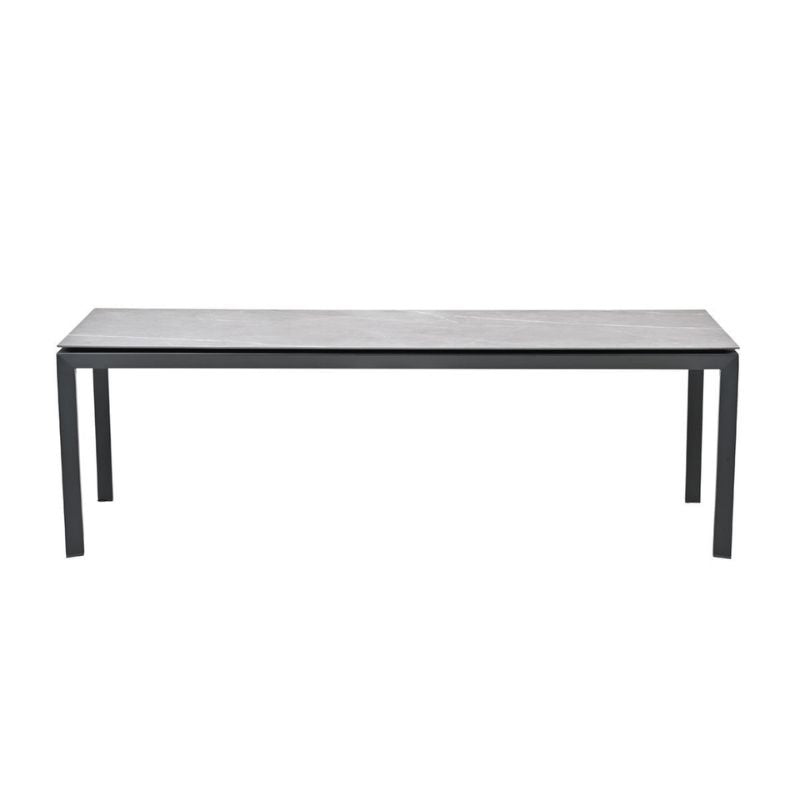 Garden Impressions Domingo tafel 230x100xh76 antraciet frame centostone sicillian grey