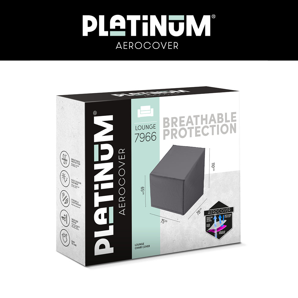 Platinum AeroCover Loungestoelhoes hoge rug XL 7966 75x78xH65/100