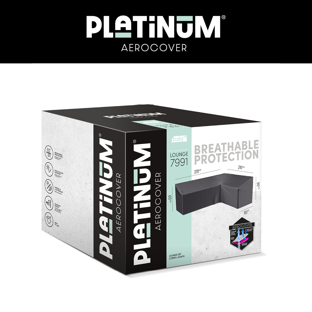 Platinum AeroCover Loungesethoes hoekset rechts 7991 270x210x85xH65/90