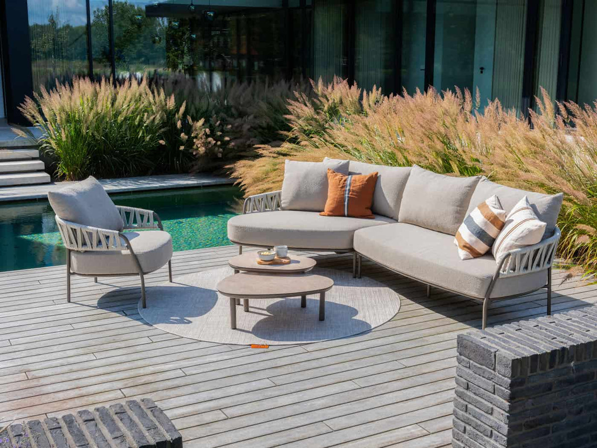 Taste 4SO Calma chaise lounge bank terre zonder salontafel