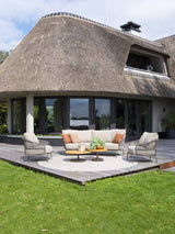 4 Seasons Outdoor Capalbio loungeset + Boaz salontafels terre